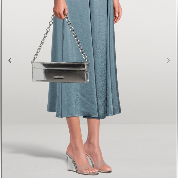 Amina Muaddi Lupita Glass Wedge - Picture 7 of 7